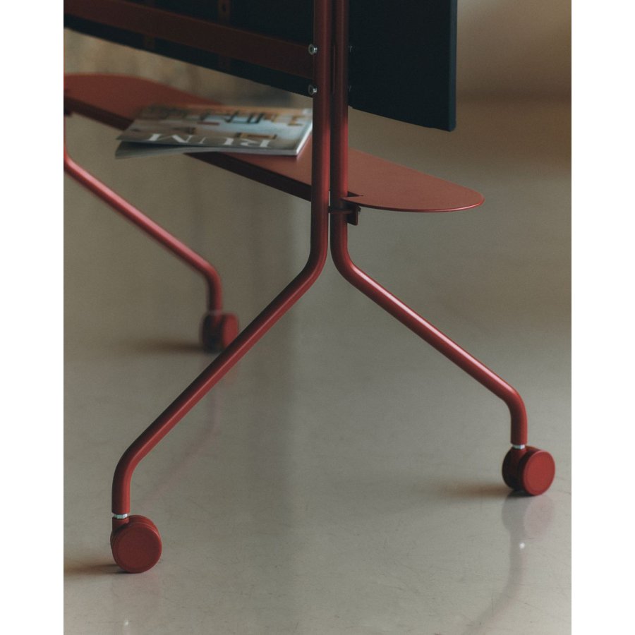 Pedestal Moon Rollin' TV-St&auml;nder 107 cm, Burnin' Red